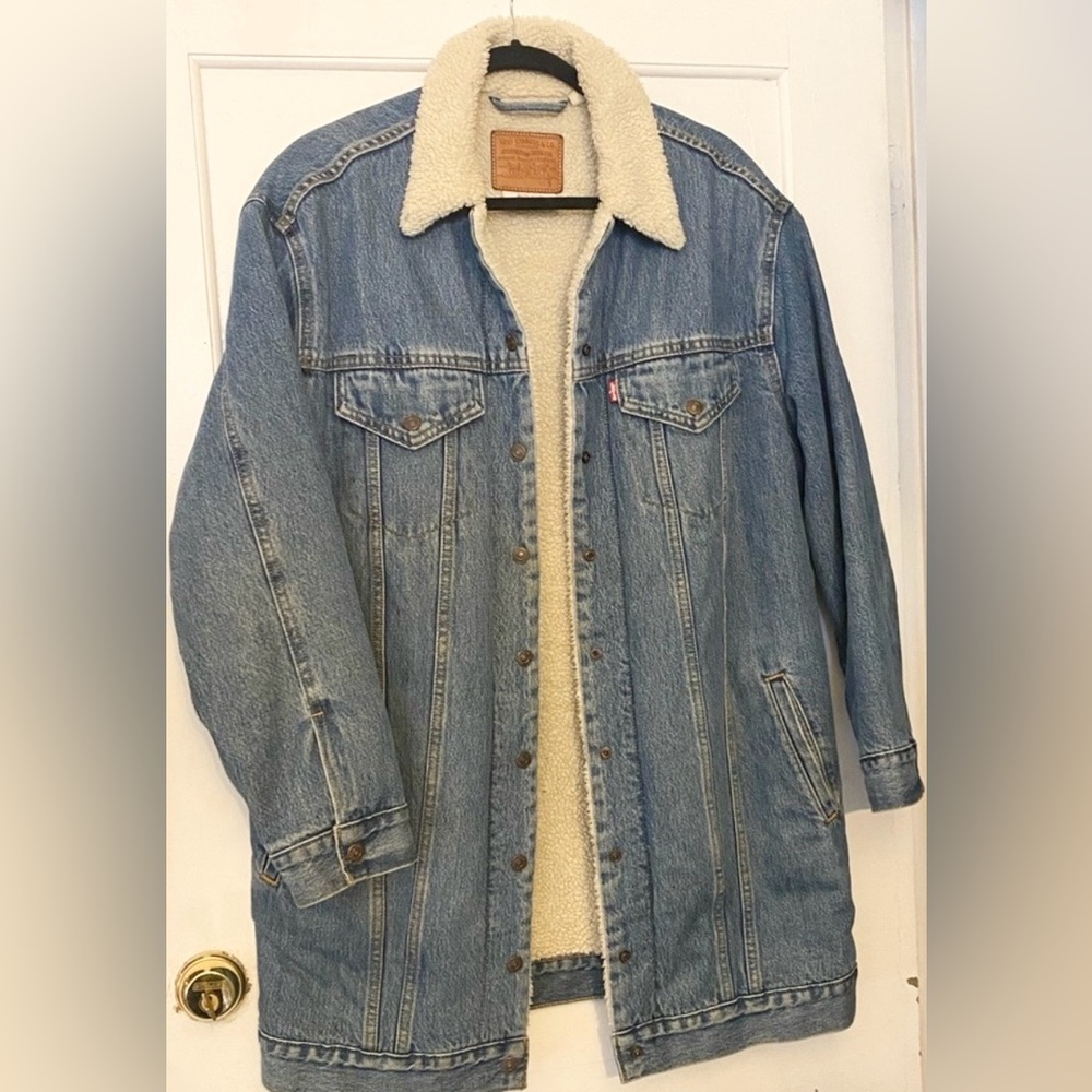 Levi's Sherpa Denim Long Jacket